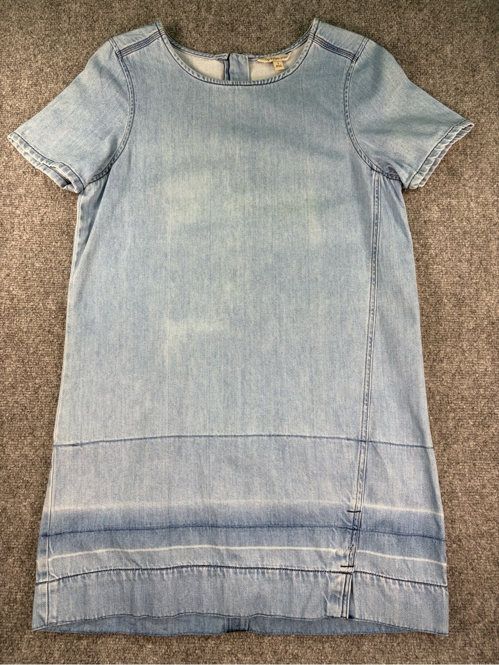 Calvin Klein Jeans Light Blue Denim Mini Dress